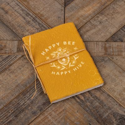 Yellow Bee Happy Journal