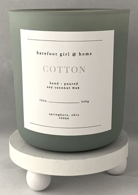 Cotton Candle 12oz