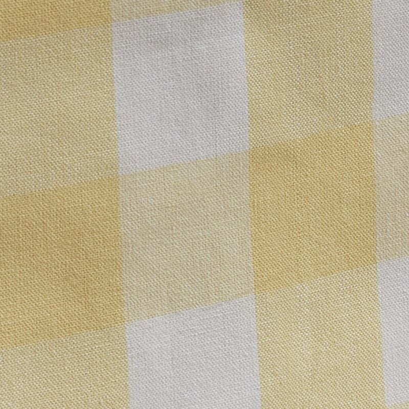Wicklow Yellow Checked Tablerunner, 72"