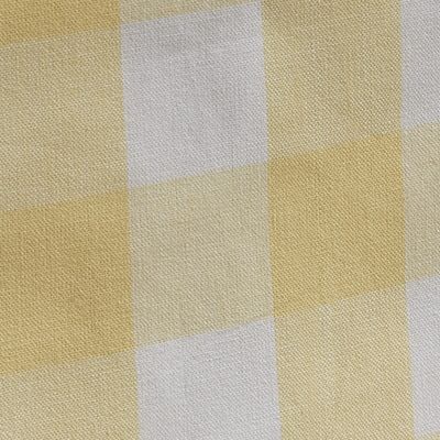 Wicklow Yellow Checked Tablerunner, 72"