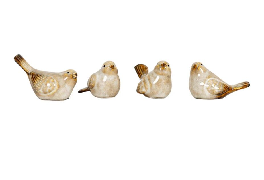 White Ceramic Bird