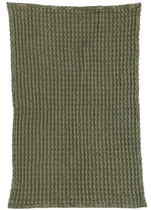 Waffle Dish Towel, Green