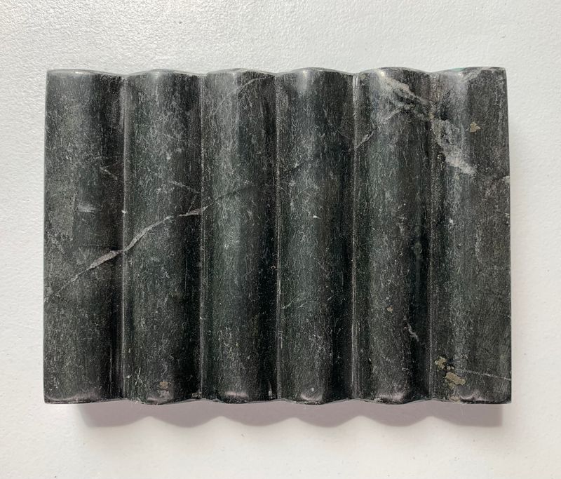 Black Marble Soap Dish