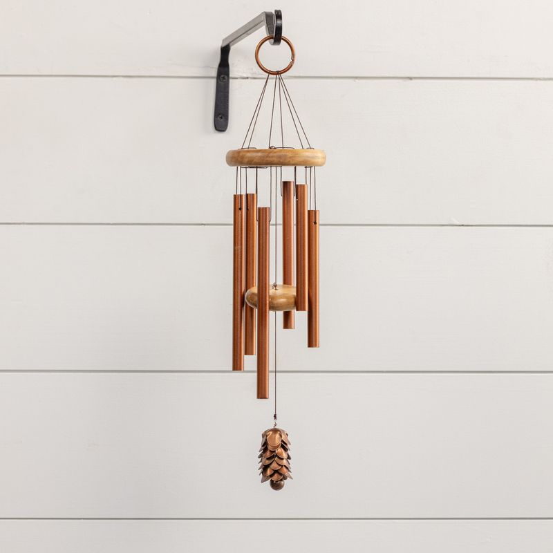 Bronze Pinecone Wind Chime