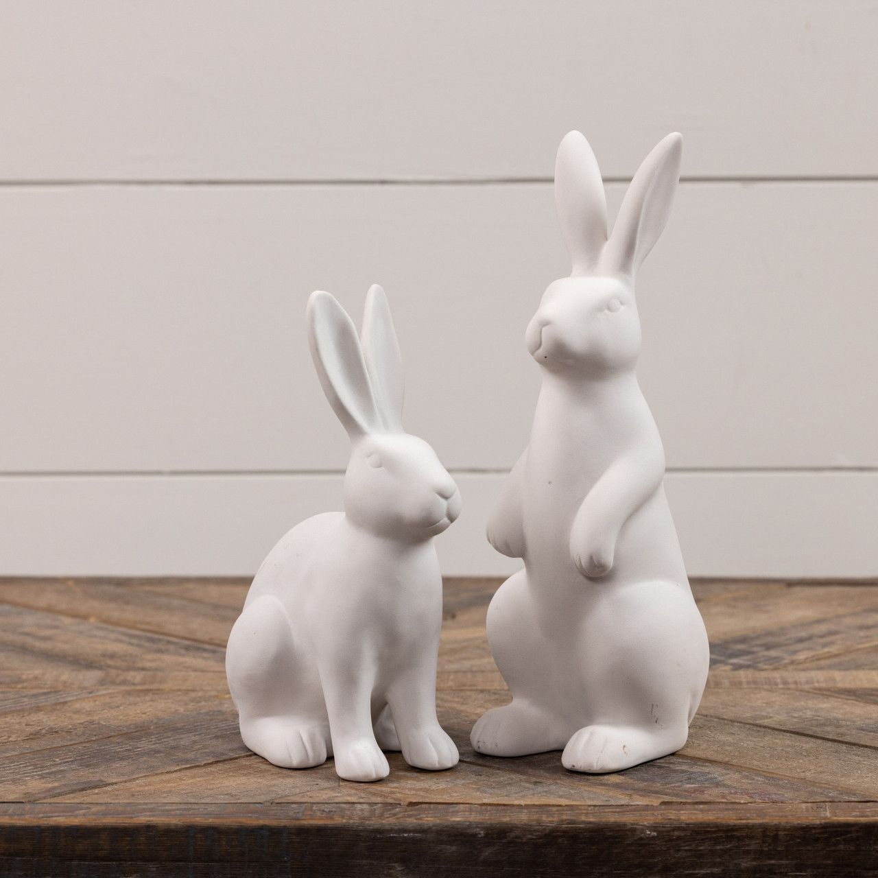 White Standing Bunny