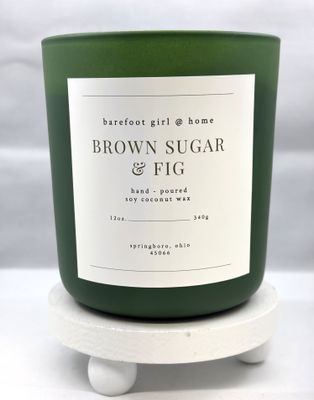 Brown Sugar &amp; Fig Candle 12oz