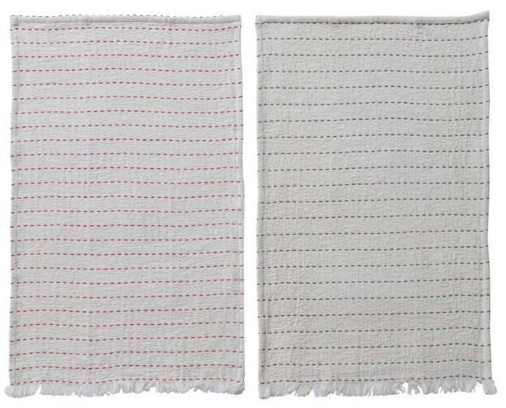 Kantha Stitch Hand Towel