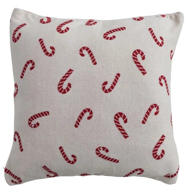 Candy Canes Pillow, 20"