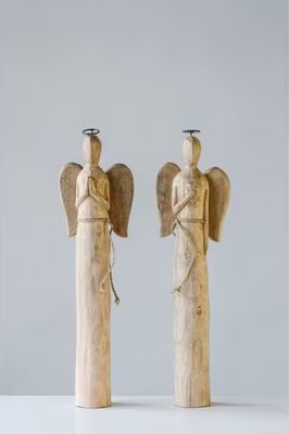 Mango Wood Angel, 24"
