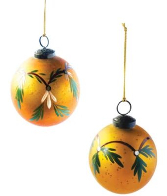 Gold Painted Ornament, 4"