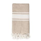 Lisa Cotton Throw, Beige