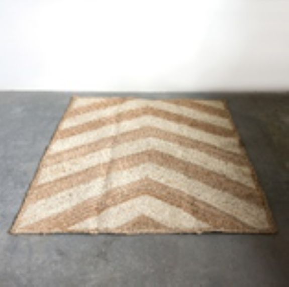 Carrie Natural Fiber Chevron Rug 4x6