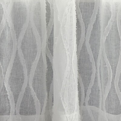 Linen Fraying Drapery Panel White Rod Pocket W/hidden Tabs