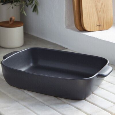 Pacifica 13" Rectangular Baker, Seed Grey