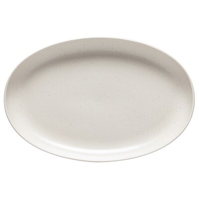 Pacifica Oval Platter, Vanilla
