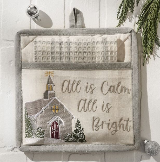 All Is Calm Potholder Set