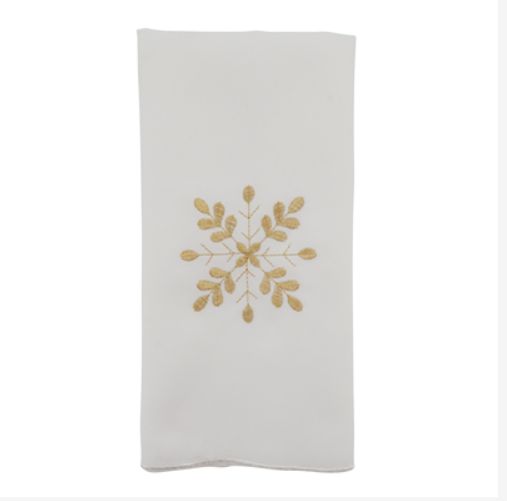 Snowflake Napkin, Ivory