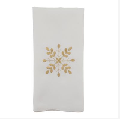 Snowflake Napkin, Ivory