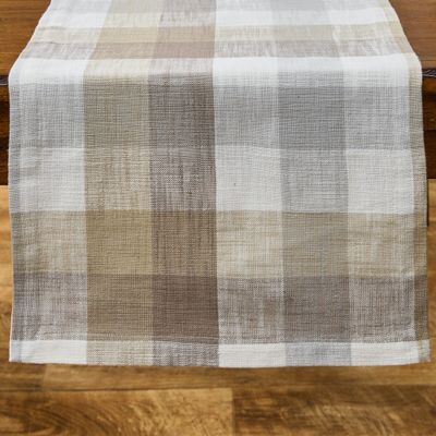 Bentley Plaid Table Runner, 72"