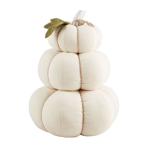 Ivory Stacked Pumpkins