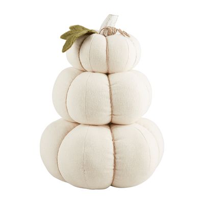Ivory Stacked Pumpkins
