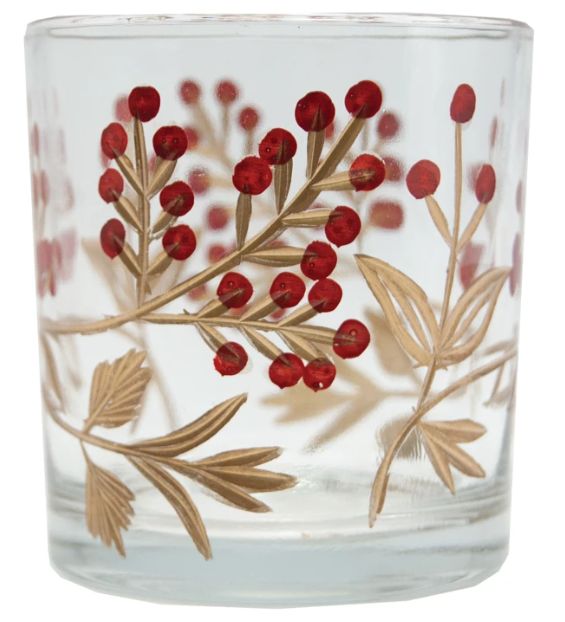 Holly Berry Votive Holder