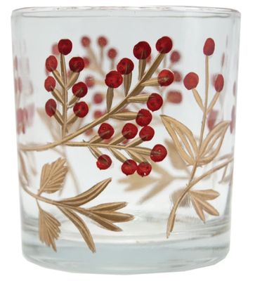 Holly Berry Votive Holder