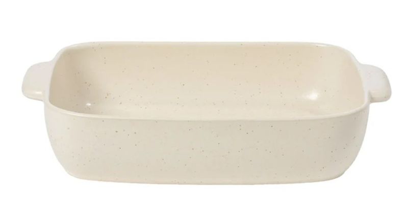 Pacifica 16" Rectangular Baker, Vanilla