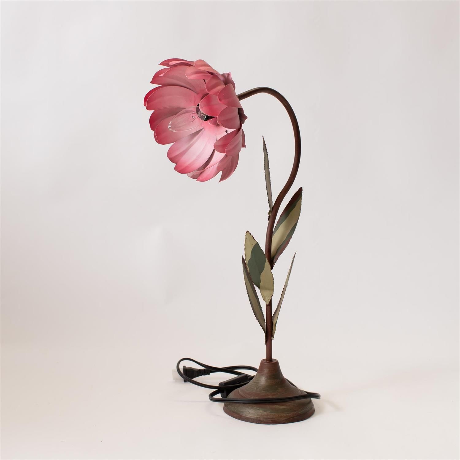 Pink Flower Lamp