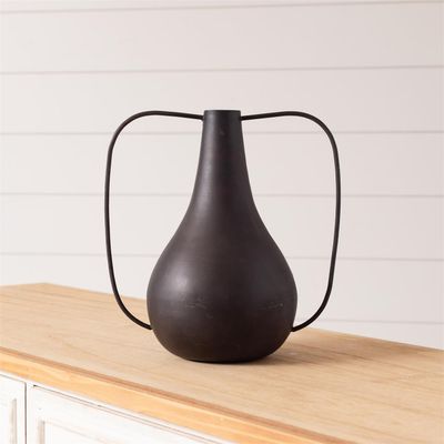 Black Modern Metal Vase