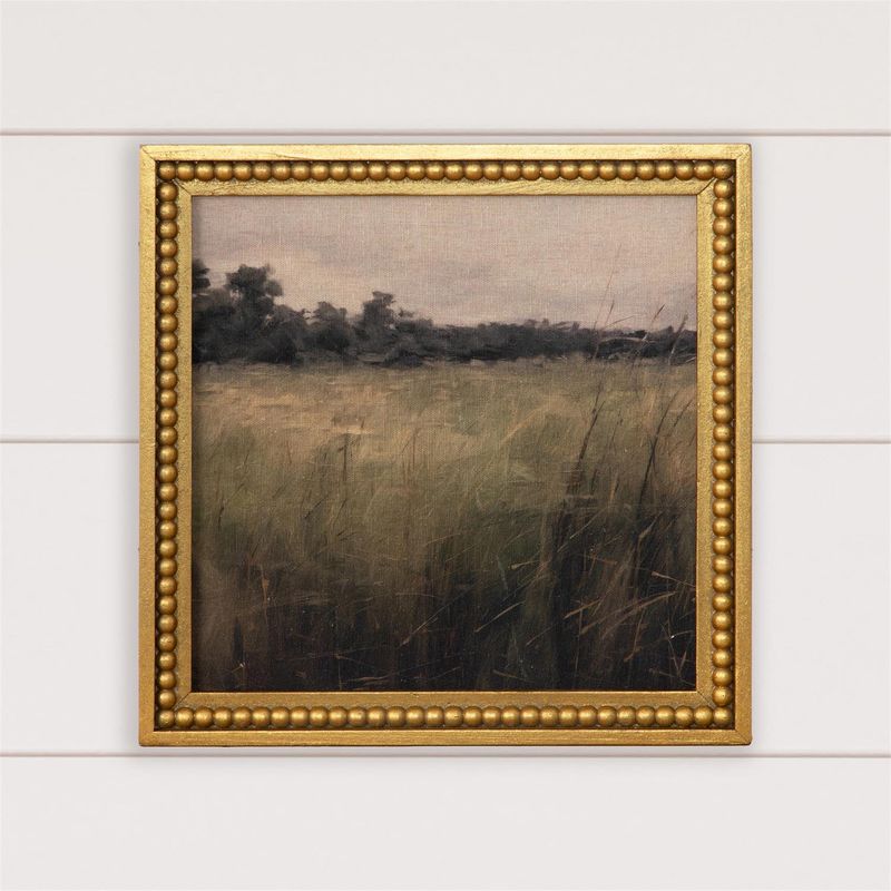 Small Summer Landscape In Gold Frame
