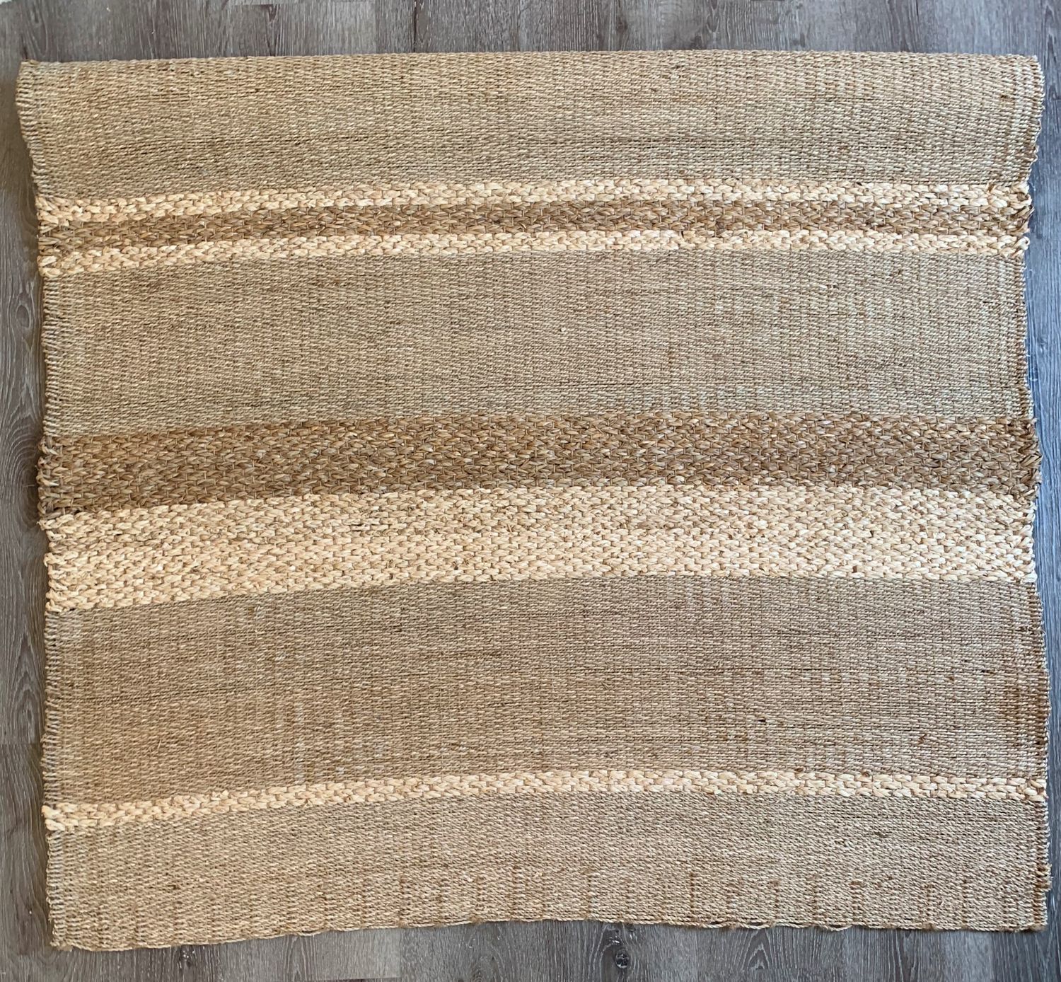 Sandy Seagrass &amp; Jute Rug