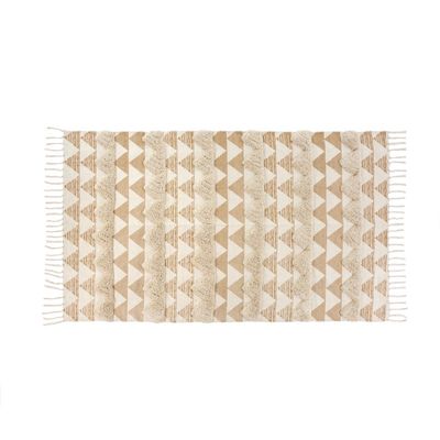 Tufted Peaks Rug, Beige 3x5