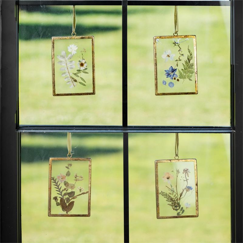 Pressed Flower Sun Catcher