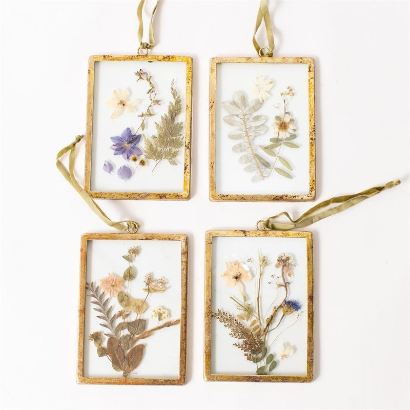 Pressed Flower Sun Catcher