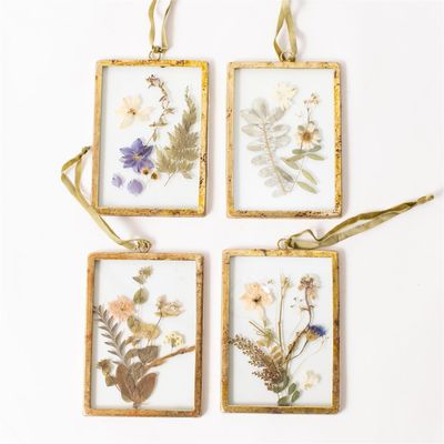 Pressed Flower Sun Catcher