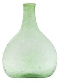Bubble Glass Vase, Green