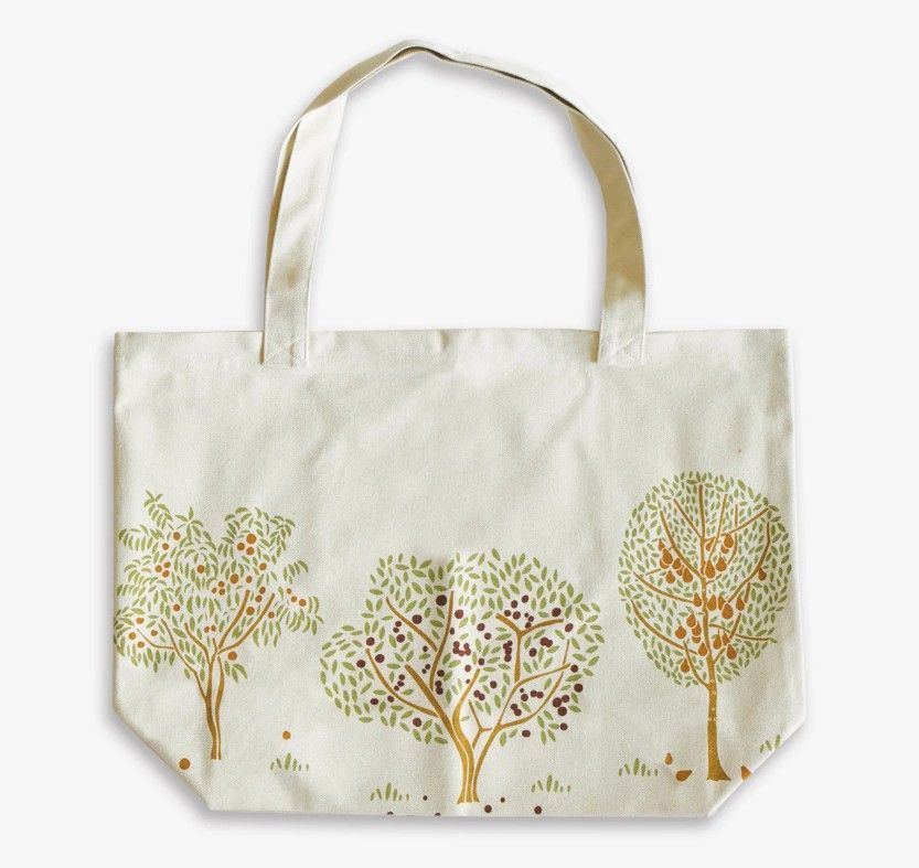 Orchard Medley Canvas Market Tote