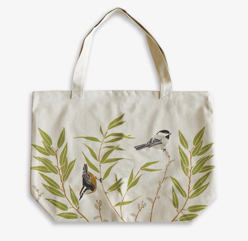 Willow Thicket Canvas Market Tote