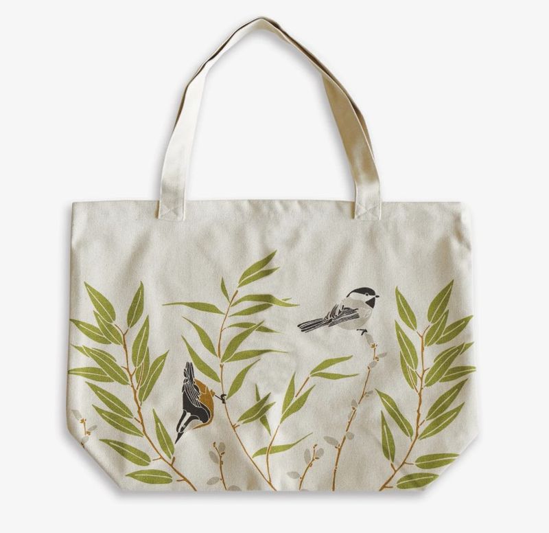 Willow Thicket Canvas Market Tote