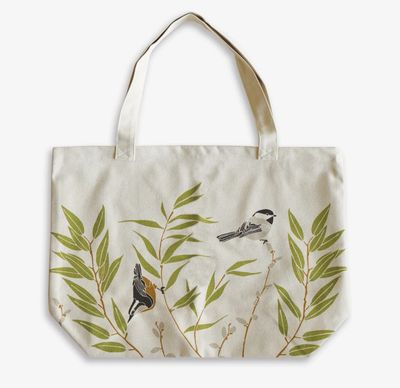 Willow Thicket Canvas Market Tote