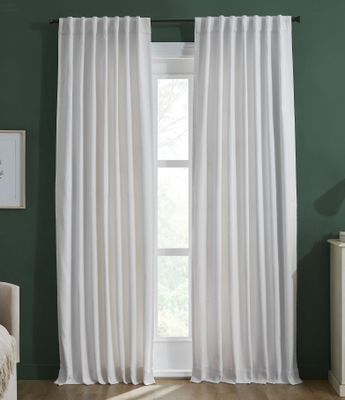 Basketweave Lined Drapery Panel
