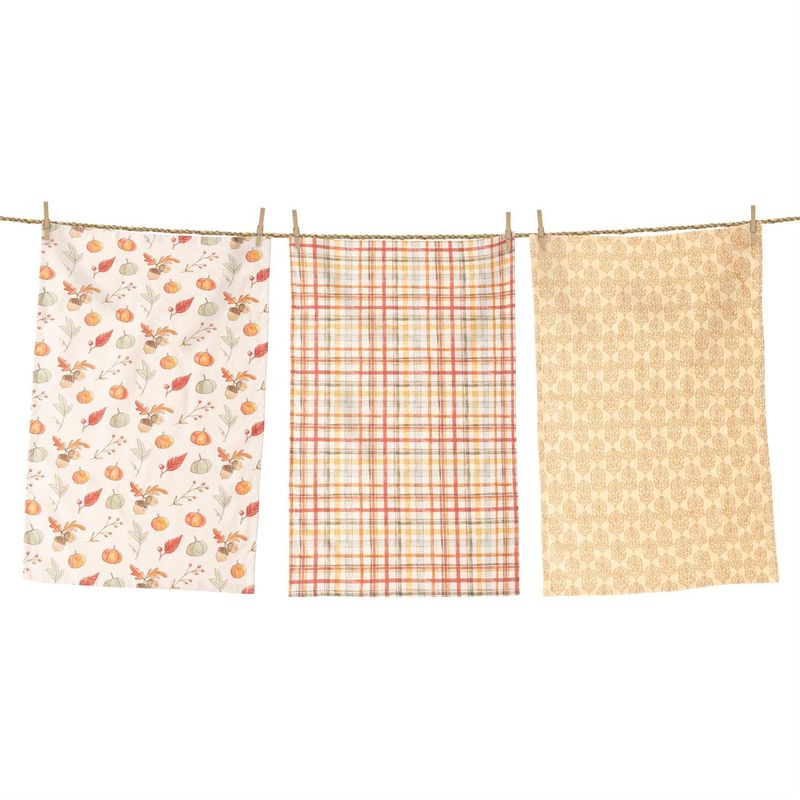 Fall Fun Print Tea Towel