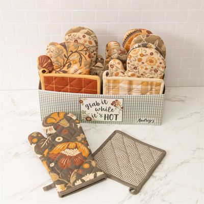 Fall Print Oven Mitt