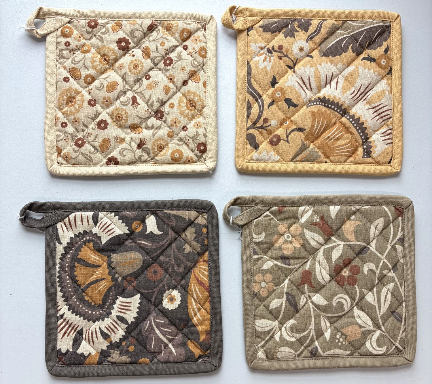 Fall Print Potholder