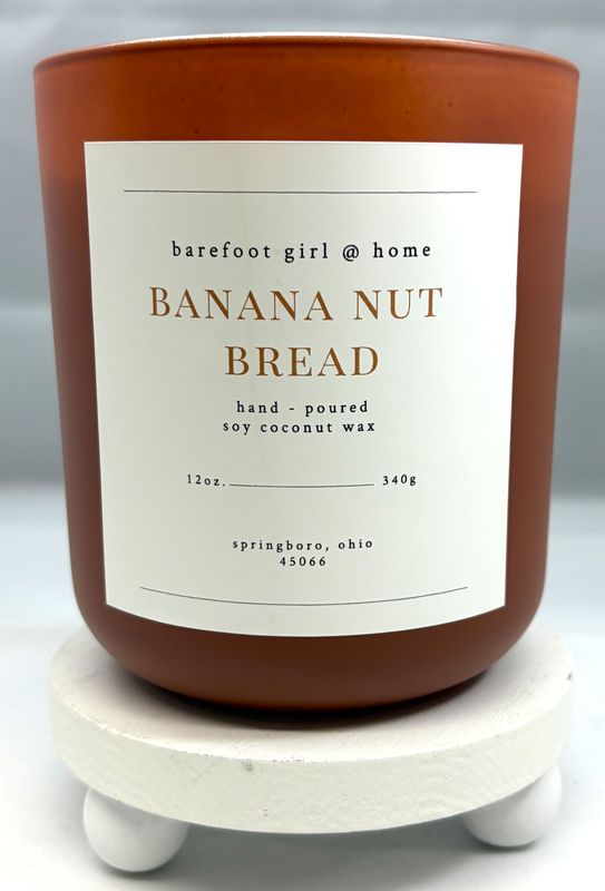 Banana Nut Bread Candle 12oz