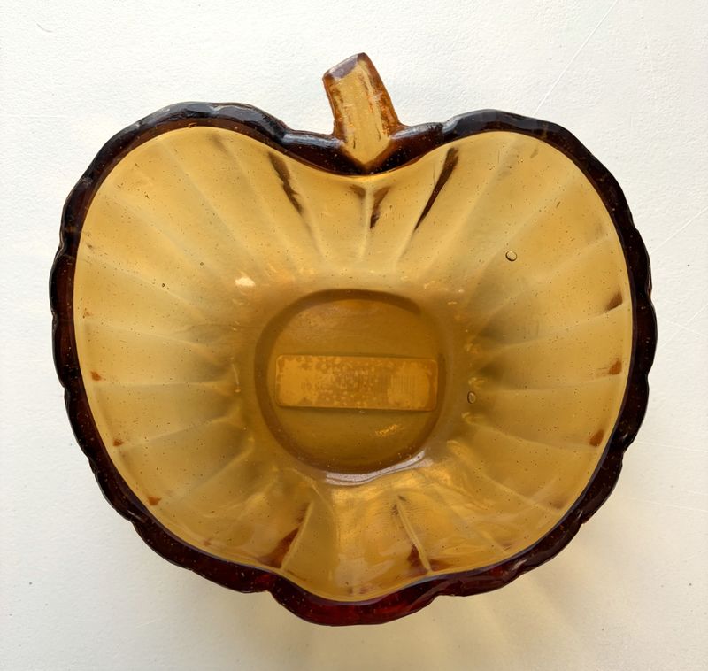 Glass Pumpkin Dish