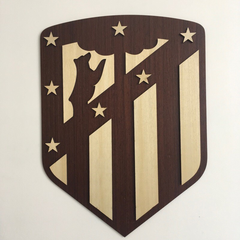 ATLETICO MADRID  F.C. - Wall Hang Football Crest
