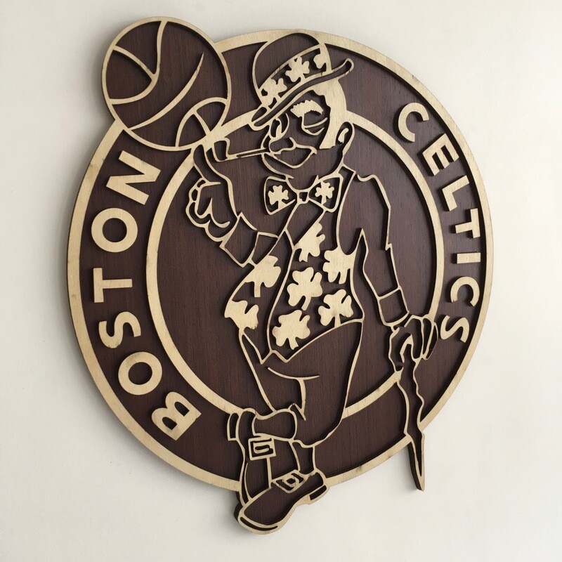 Boston Celtics Wall Hang Basketball Crest
