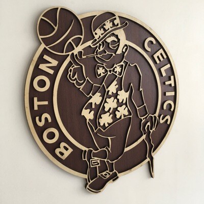 Boston Celtics Wall Hang Basketball Crest